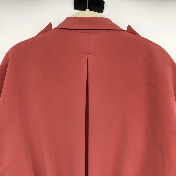 Reiss Arizona Utility Tie Shirt Dress in Dusty Rose Women's Size 4 - Picture 8 of 16